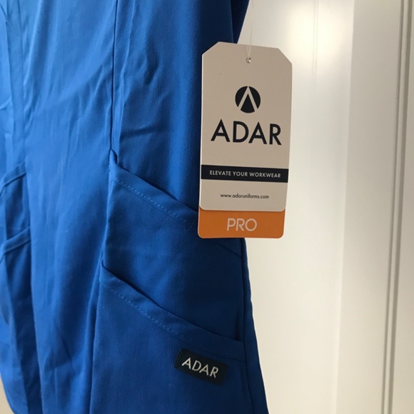 Adar Pro Medical Uniform Scrub Top Women’s XS Royal Blue NWT - Picture 2 of 7